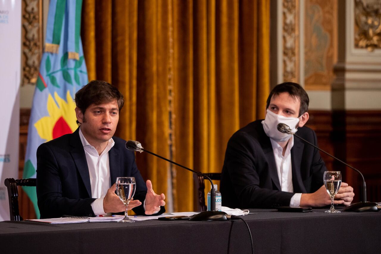 Kicllof y Costa, meses atrás.