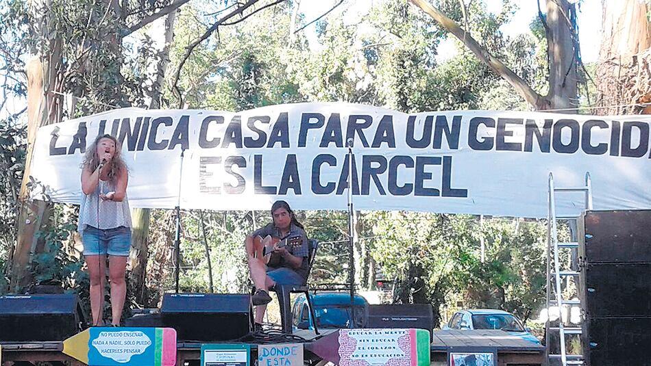 El encuentro fue organizado por el colectivo Vecinos Sin Genocidas.
