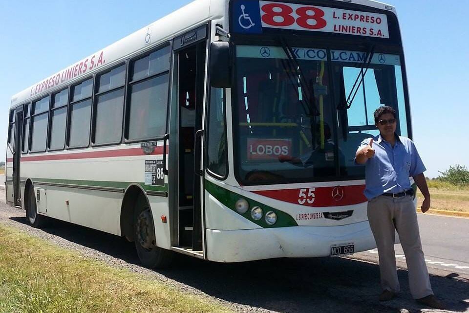 Juan Franco es chofer de la línea 88 hace más de 20 años.