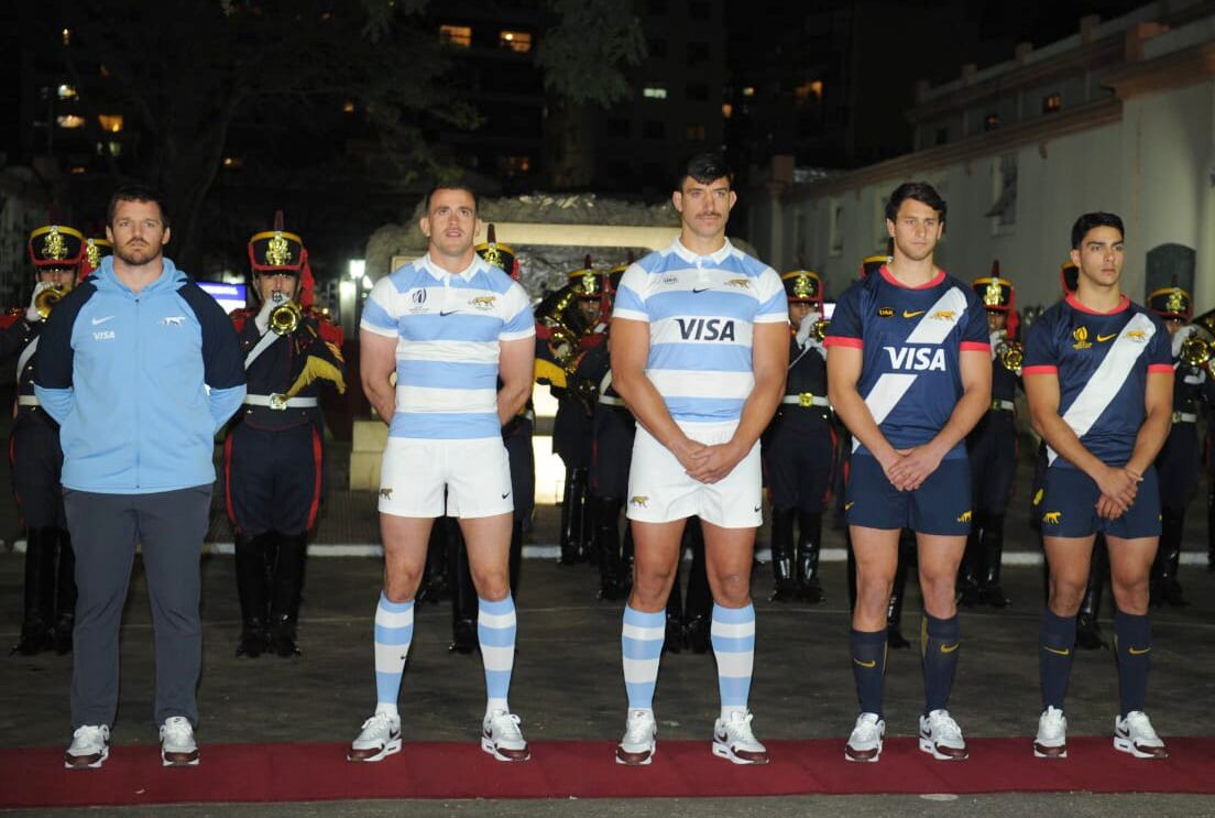Las camisetas que usarán Los Pumas durante el Rugby Championship