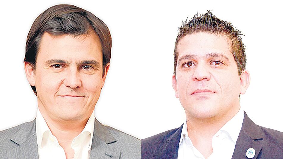 Santiago Hardie y Fernando Molas, parte del equipo del ministro Etchevehere en Agricultura.