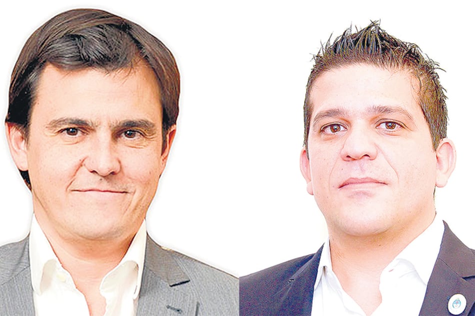 Santiago Hardie y Fernando Molas, parte del equipo del ministro Etchevehere en Agricultura.