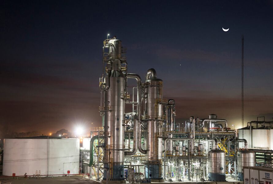 El sector destilería de El Tabacal