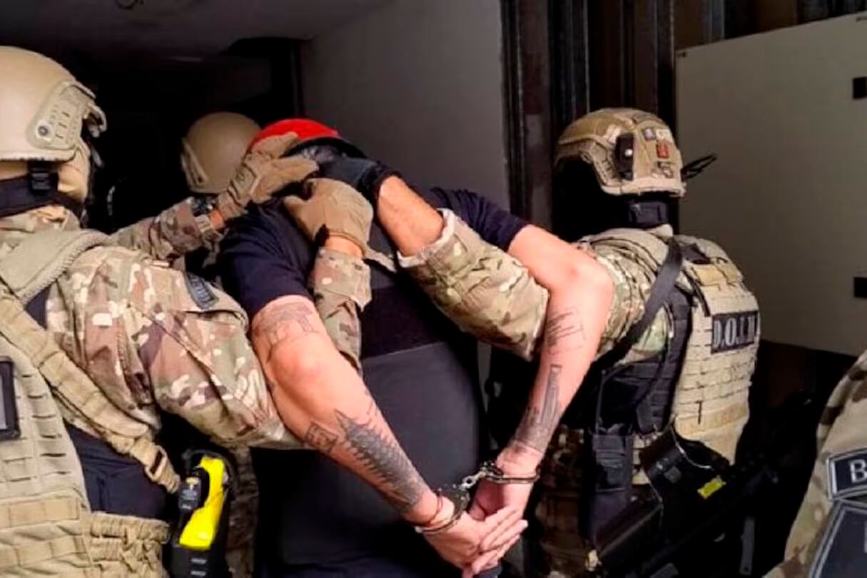 Juan José Raffo, al momento de la detención.