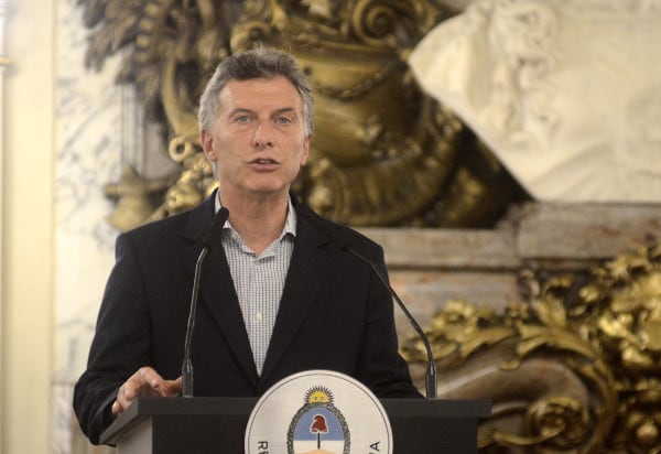 Macri celebró que hubo una caída del consumo de energía eléctrica en diciembre.