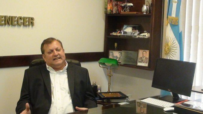 Pablo Biró, del gremio de los pilotos.