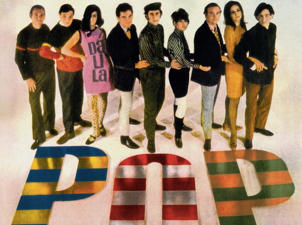 Los artistas del Di Tella: Rondano es el segundo desde la izq.