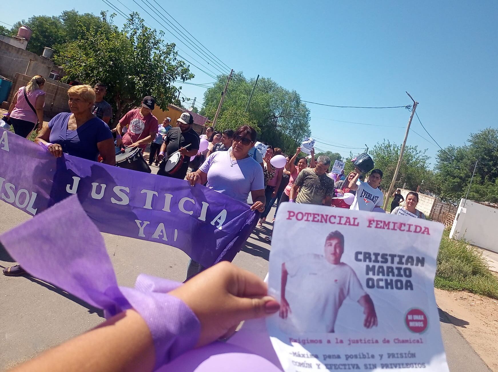 Marcha por Marisol en La Rioja.