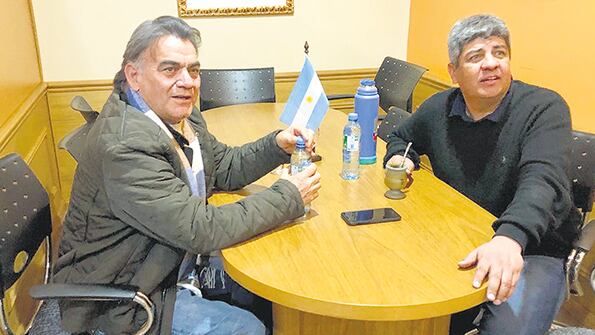 Francisco “Barba” Gutiérrez, de la UOM, y Pablo Moyano, de Camioneros, otra vez aliados.