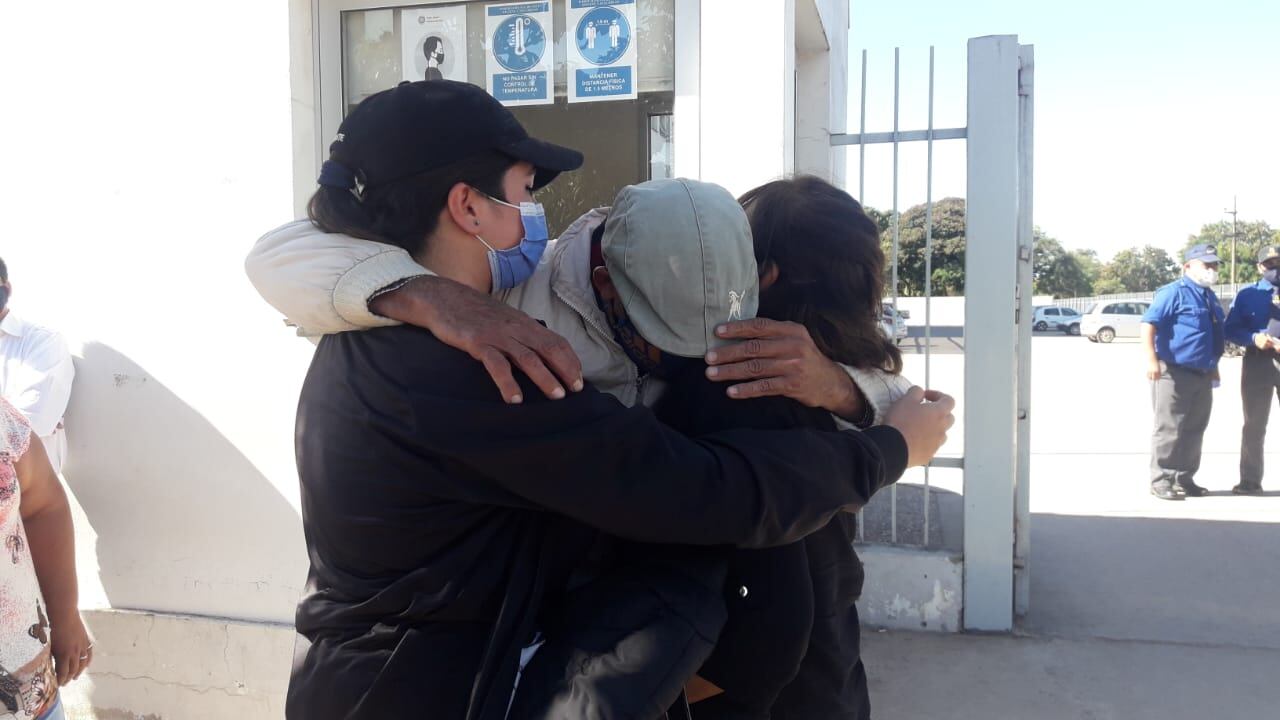 La emoción tras el veredicto. 