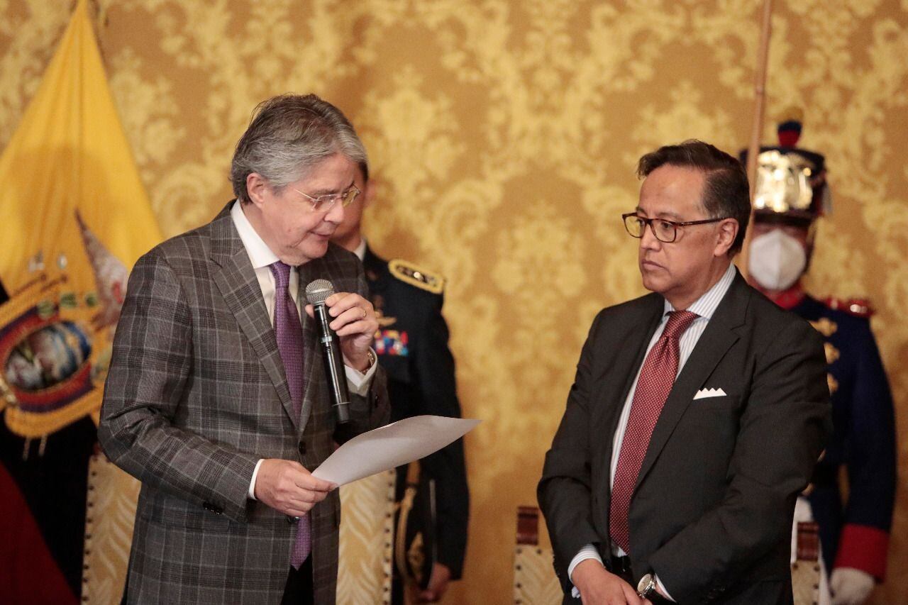 Asunción del nuevo secretario Nacional de Seguridad Pública y del Estado, Diego Ordóñez / Twitter de Guillermo Lasso