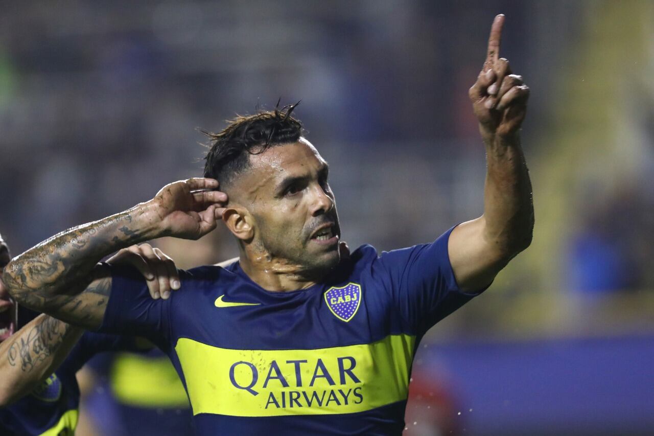 Carlos Tevez, capitán de Boca Juniors.