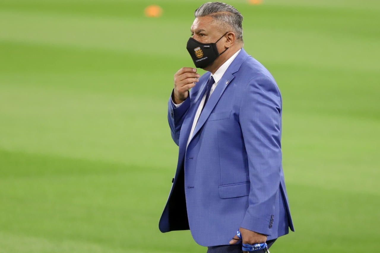 El Chiqui Tapia, mandamás de la AFA.