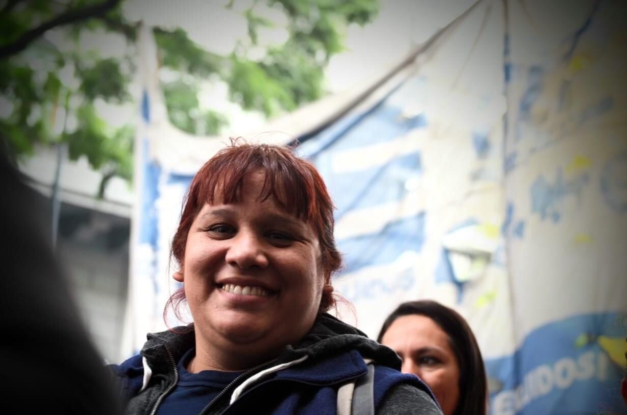 Natalia Zaracho, cartonera y militante del Movimiento de Trabajadores Excluidos.