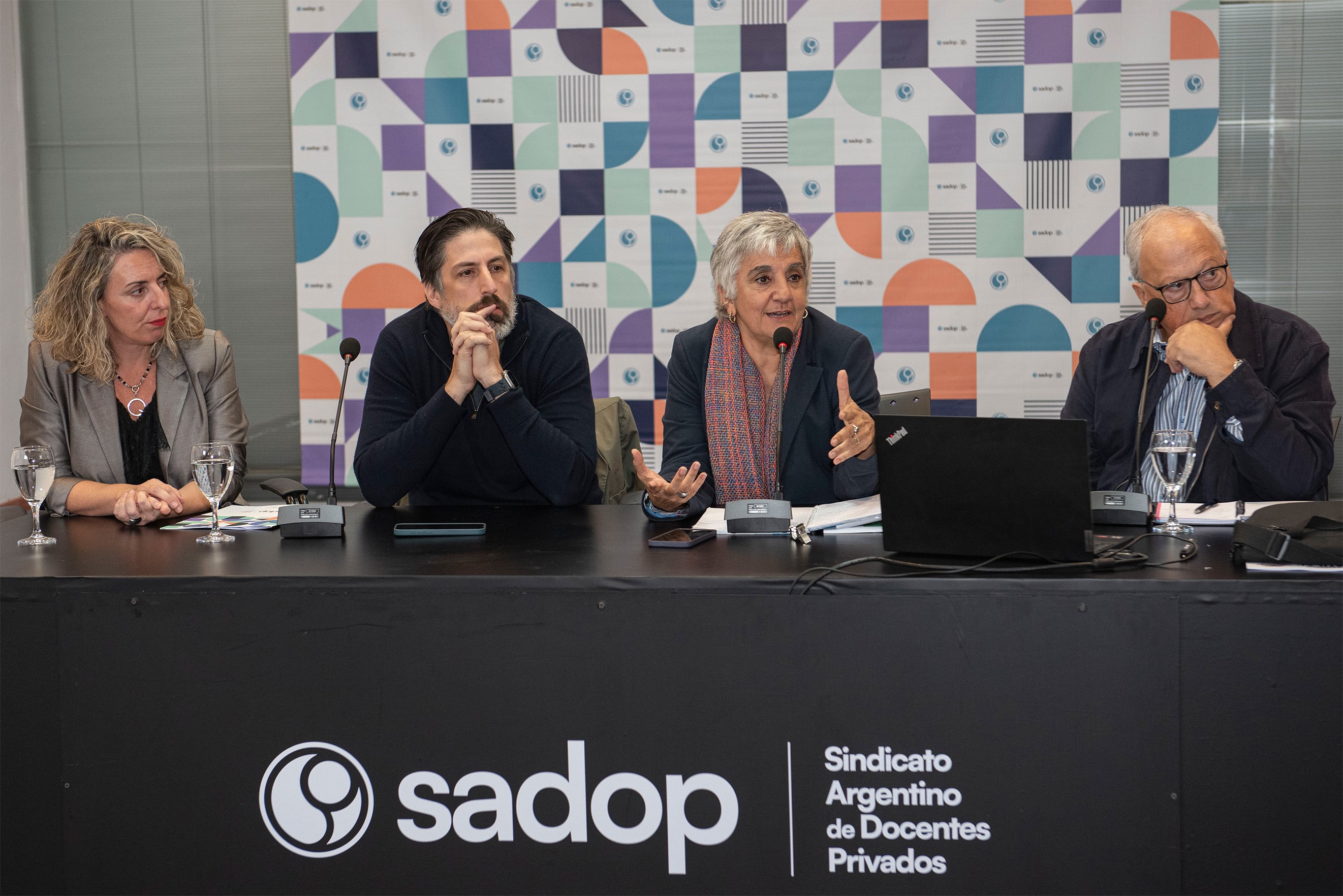 Gimena Vitali, Nicolás Trotta,  Luz Marina Jaureguiberry y Daniel Di Bártolo.