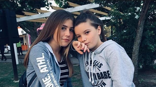 Rocío y Camila,