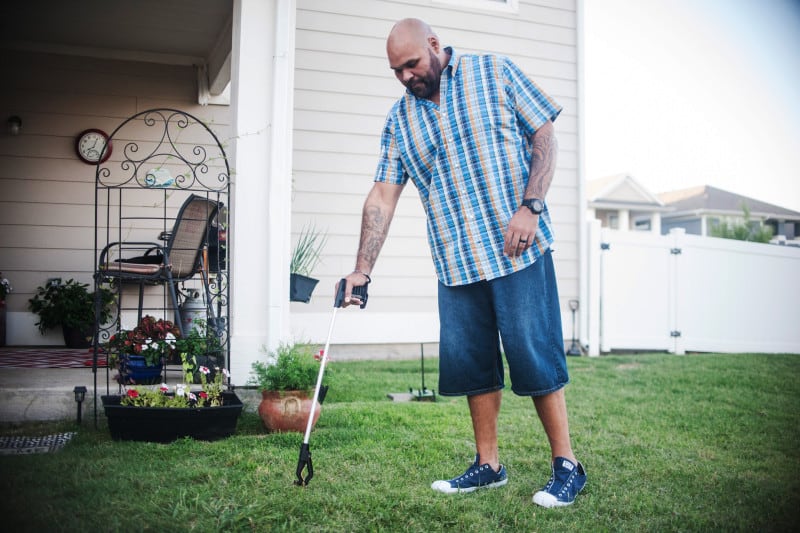 Aaron Gibson, exjugador de fútbol americano.