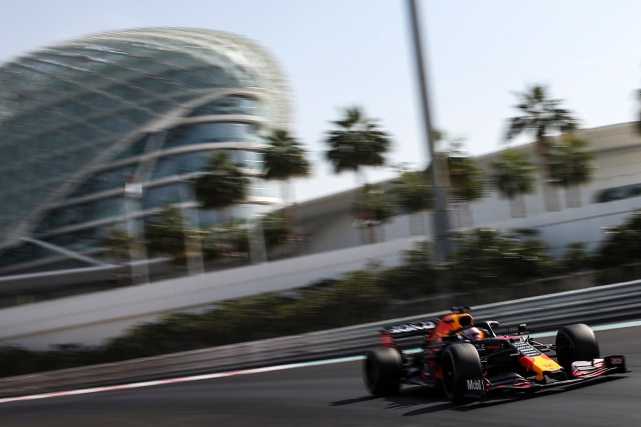 Max Verstappen en Abu Dhabi, donde se consagró campeón de Fórmula 1