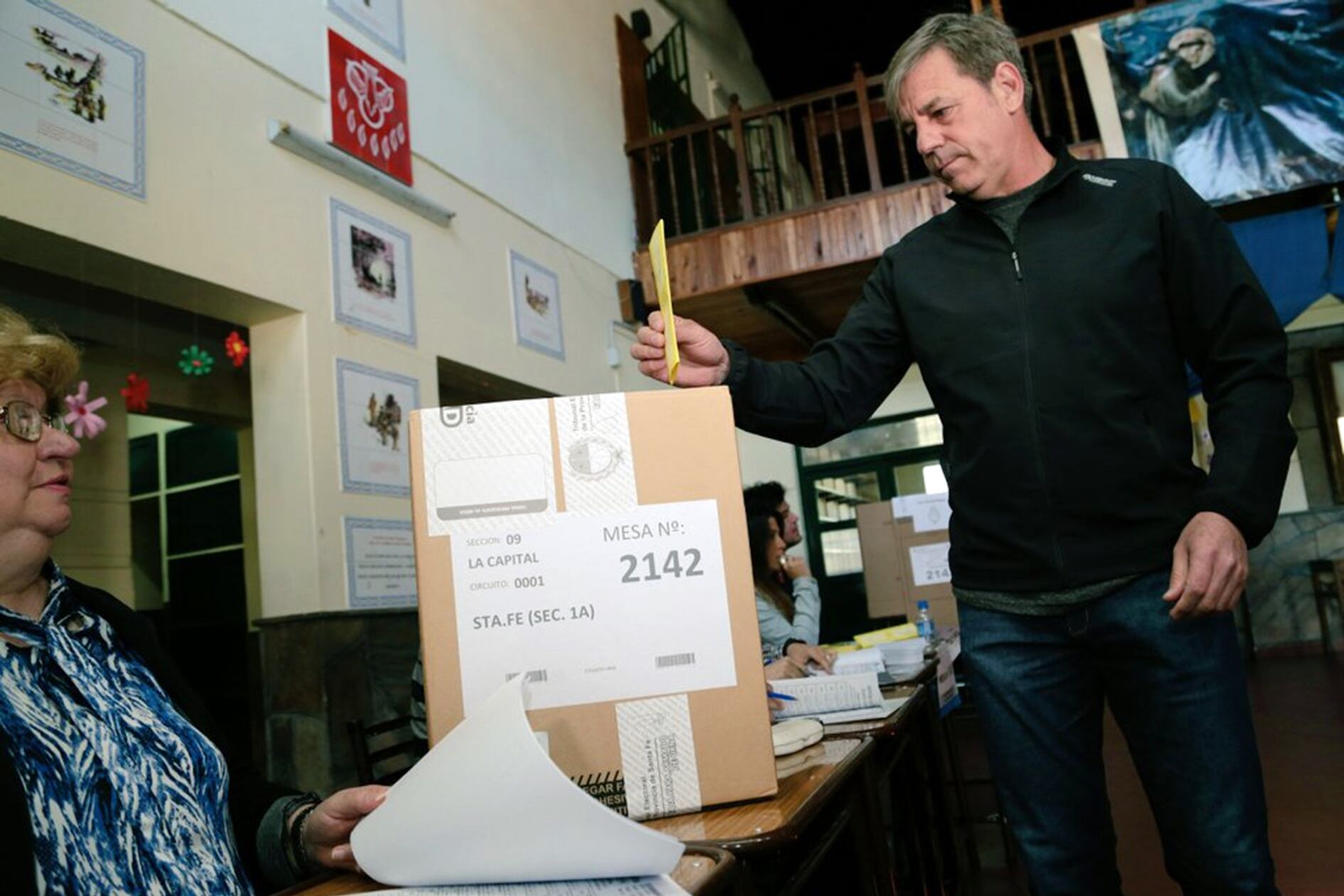 "Ganamos en forma contundente", dijo Jatón, electo concejal del Frente Progresista.