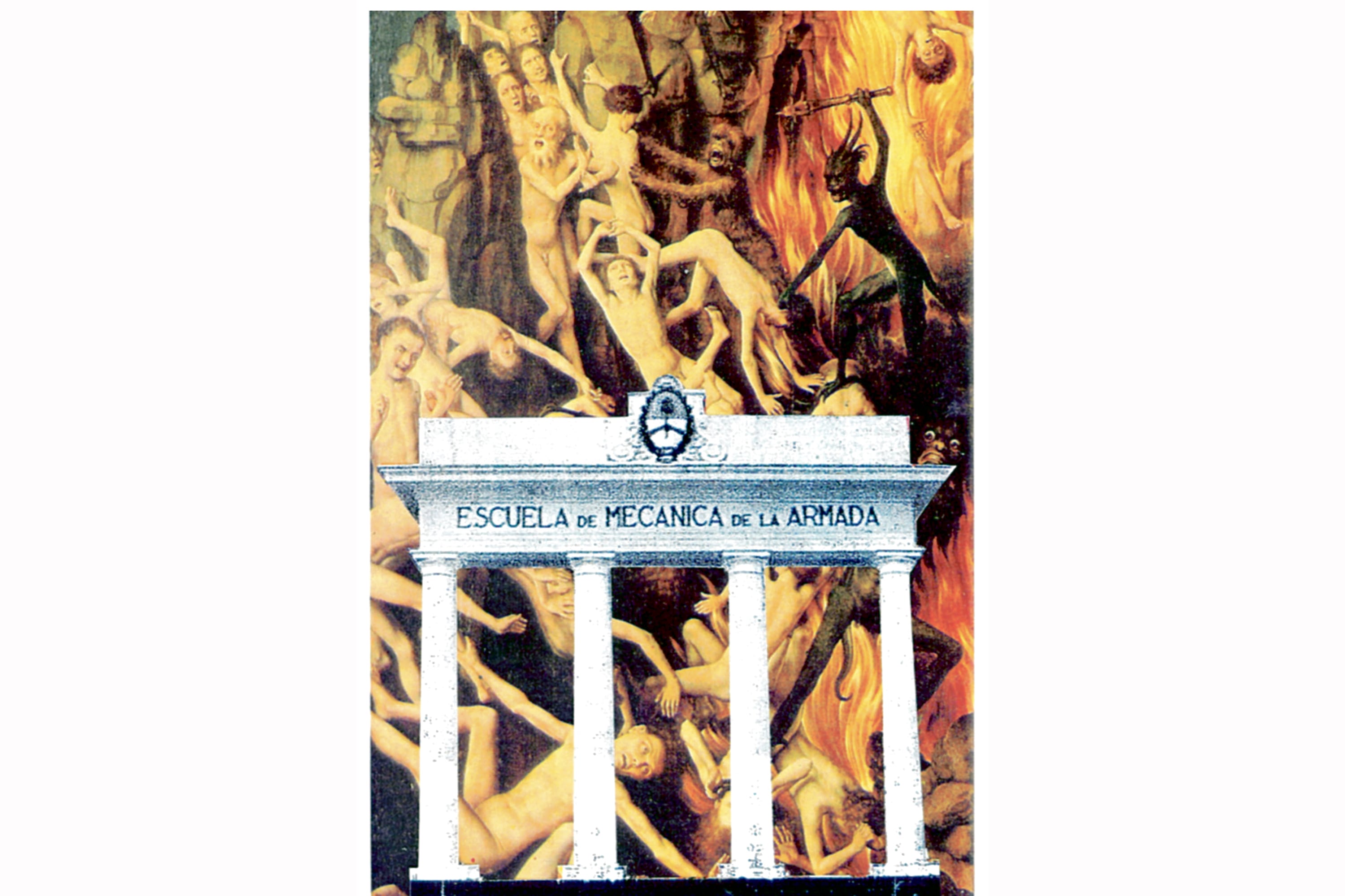 Ilustración de León Ferrari de los fascículos de Nunca Más de PáginaI12