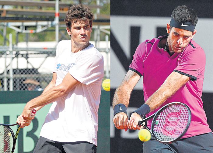 El único enfrentamiento entre Guido Pella y Juan Martín Del Potro fue en Miami y se lo llevó el tandilense.