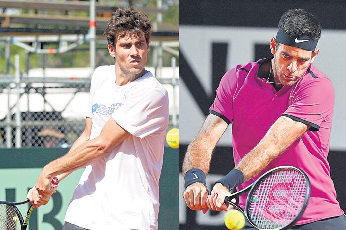 El único enfrentamiento entre Guido Pella y Juan Martín Del Potro fue en Miami y se lo llevó el tandilense.