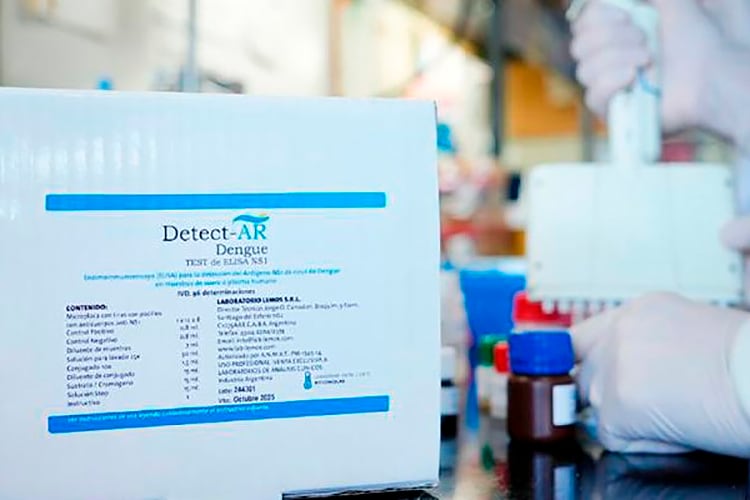 El kit fue desarrollado por el ANLIS-Malbrán. 