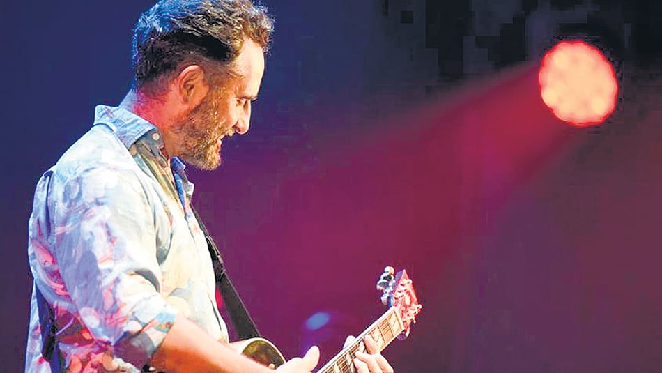 Drexler en su primer show gratuito en la Argentina.