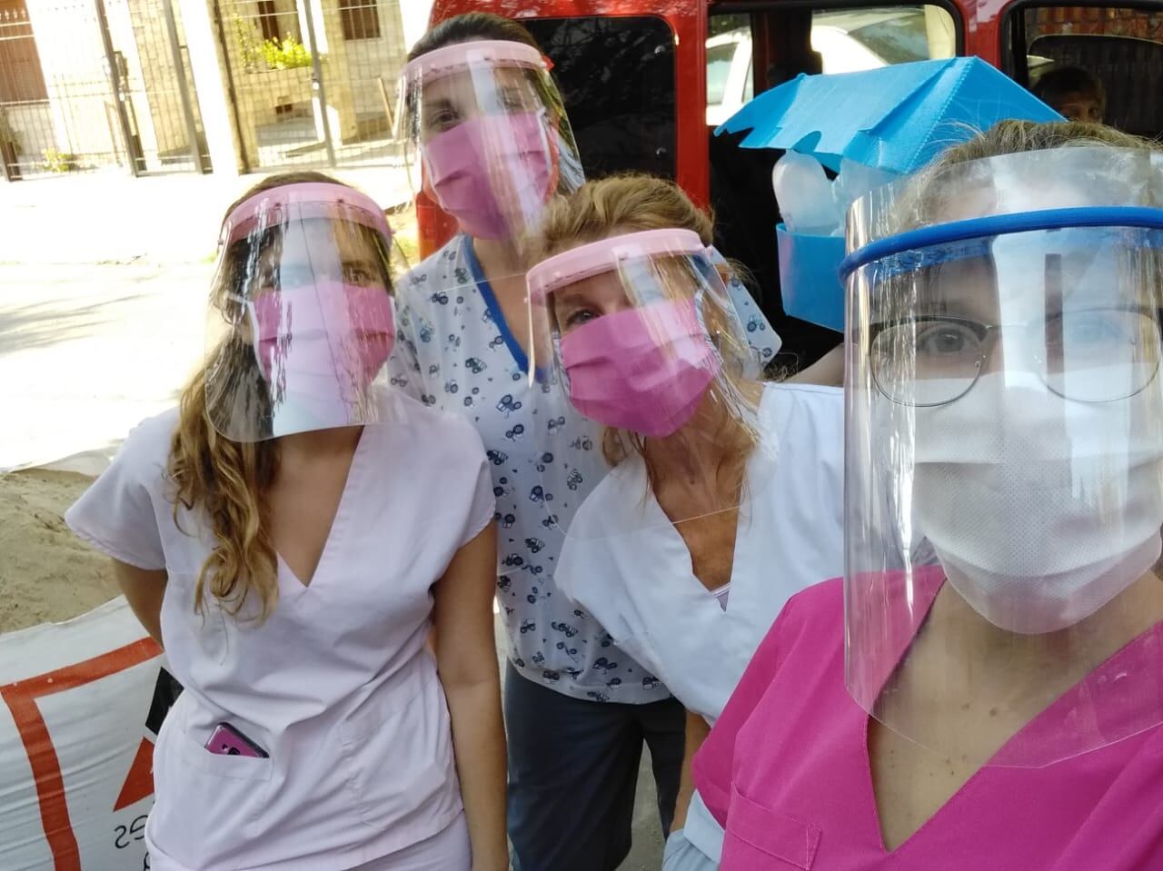 Trabajadoras del Centro de Salud Débora Ferrandini, de Rosario