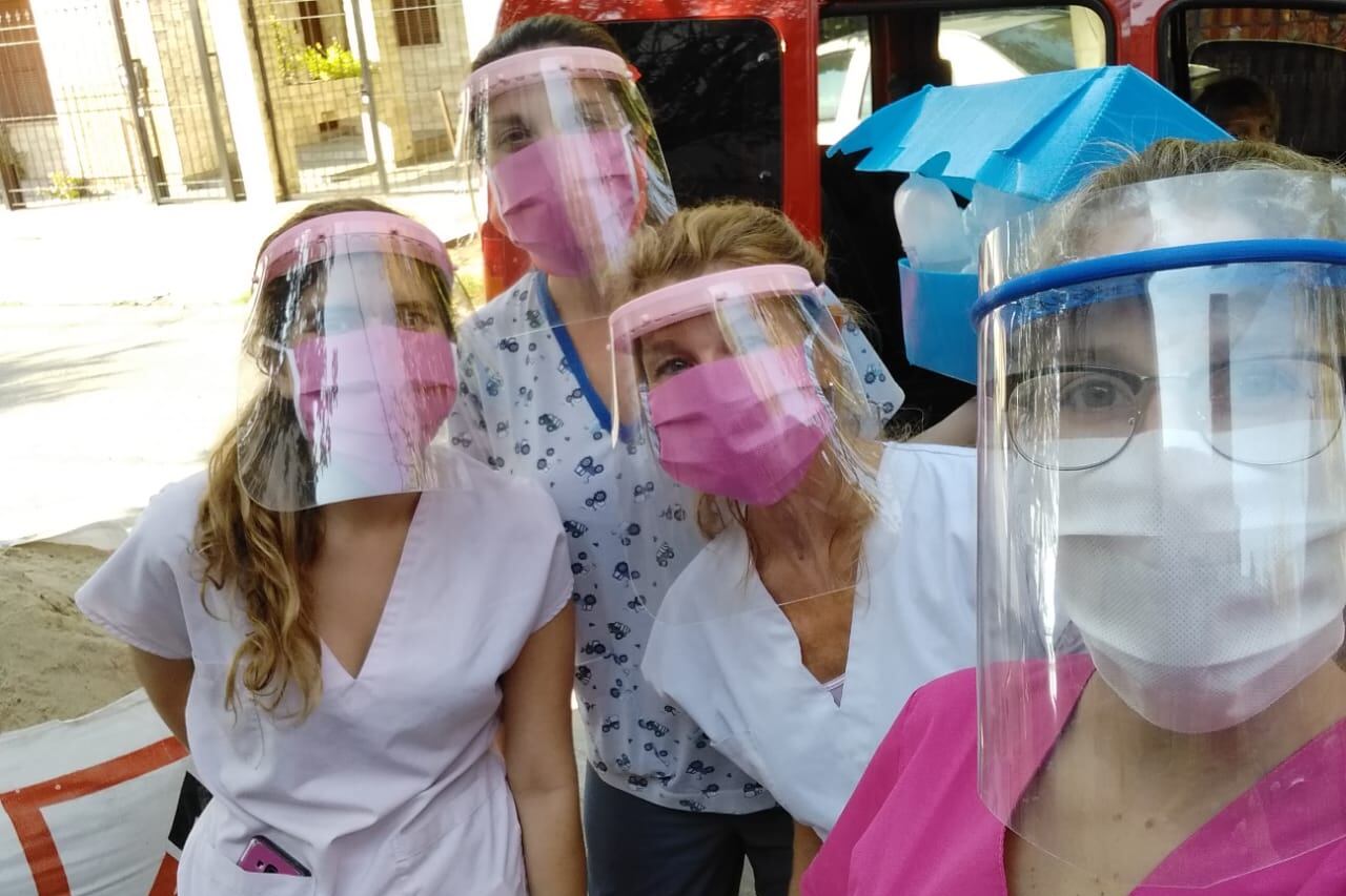 Trabajadoras del Centro de Salud Débora Ferrandini, de Rosario