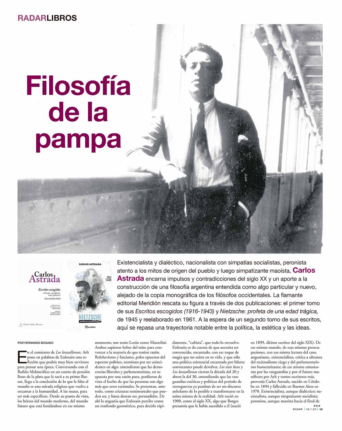 FILOSOFÍA DE LA PAMPA - 14/01/2022