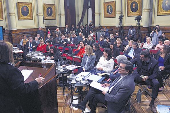 La audiencia de ayer cerró la segunda semana de debate por el aborto en el Senado.
