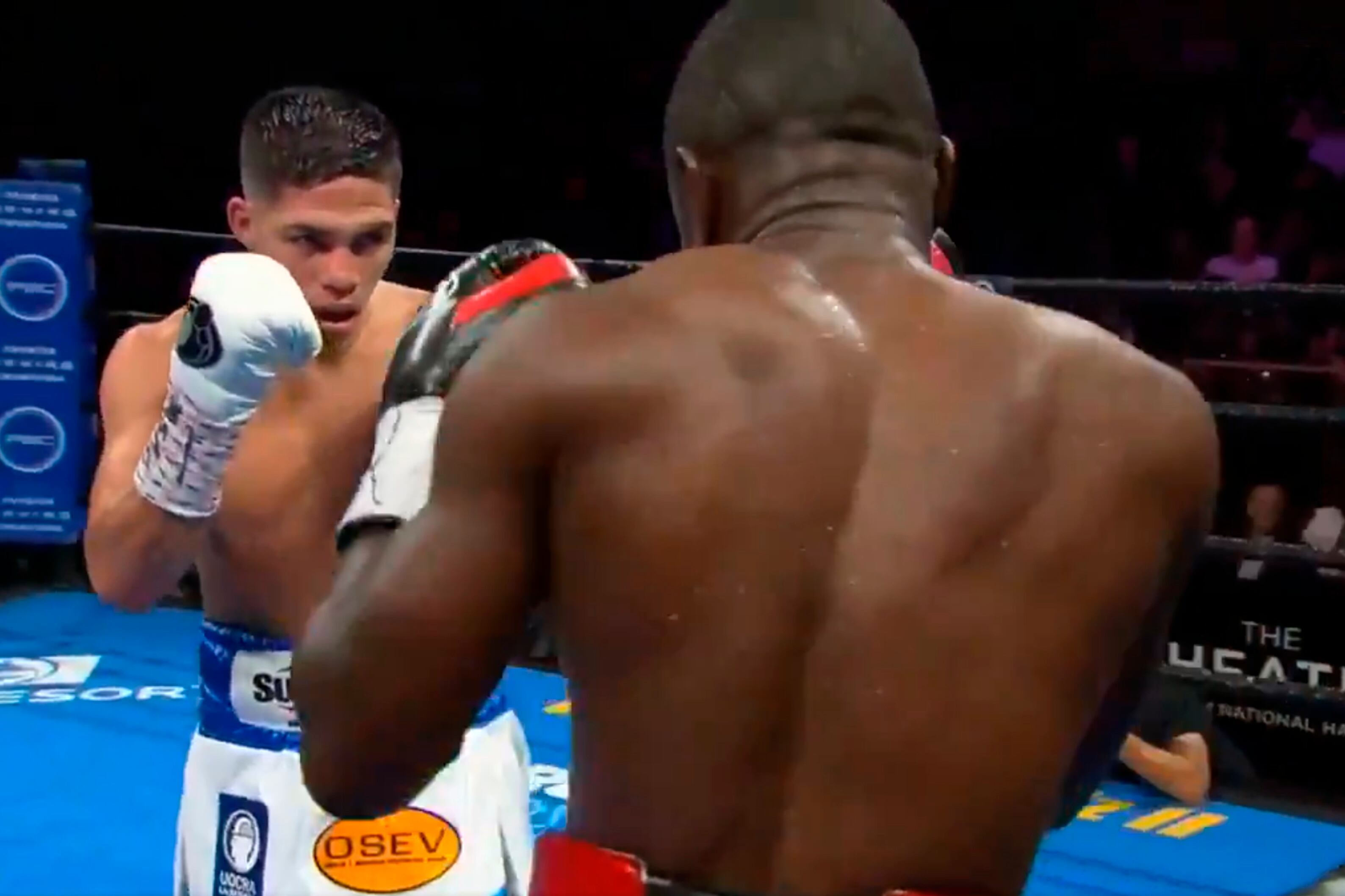 Castaño venció por nocaut técnico en el sexto round.