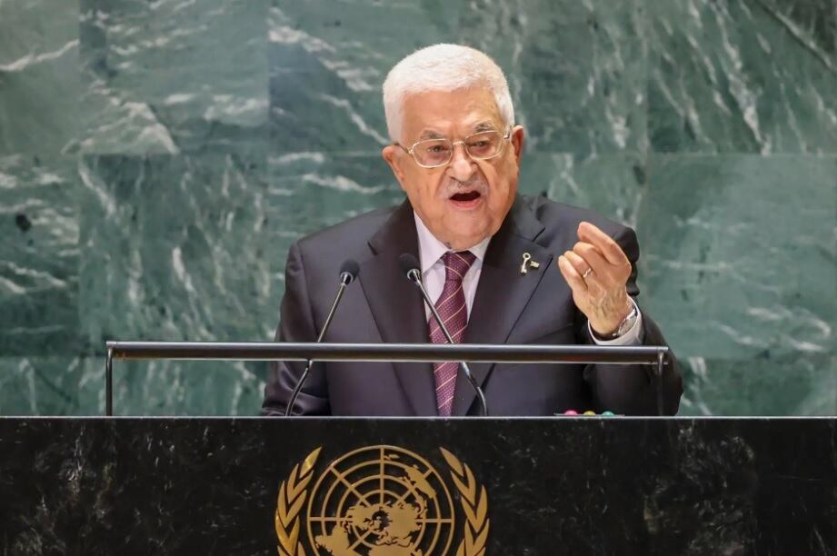 El presidente palestino Mahmud Abbas