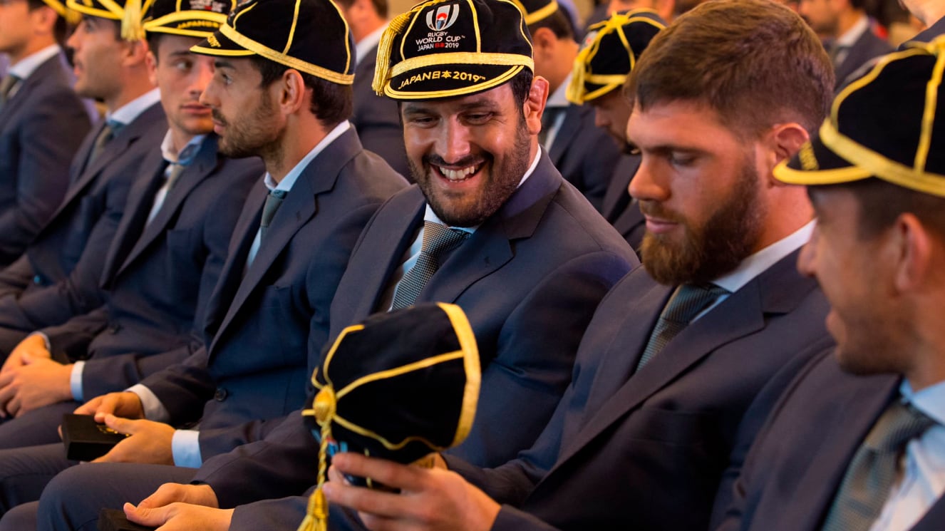 El plantel de Los Pumas ya se encuentra en tierra nipona.