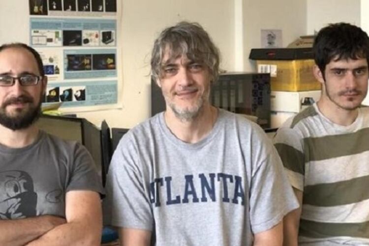 Los investigadores Adrián Jarabo, Diego Gutiérrez e Ibón Guillén