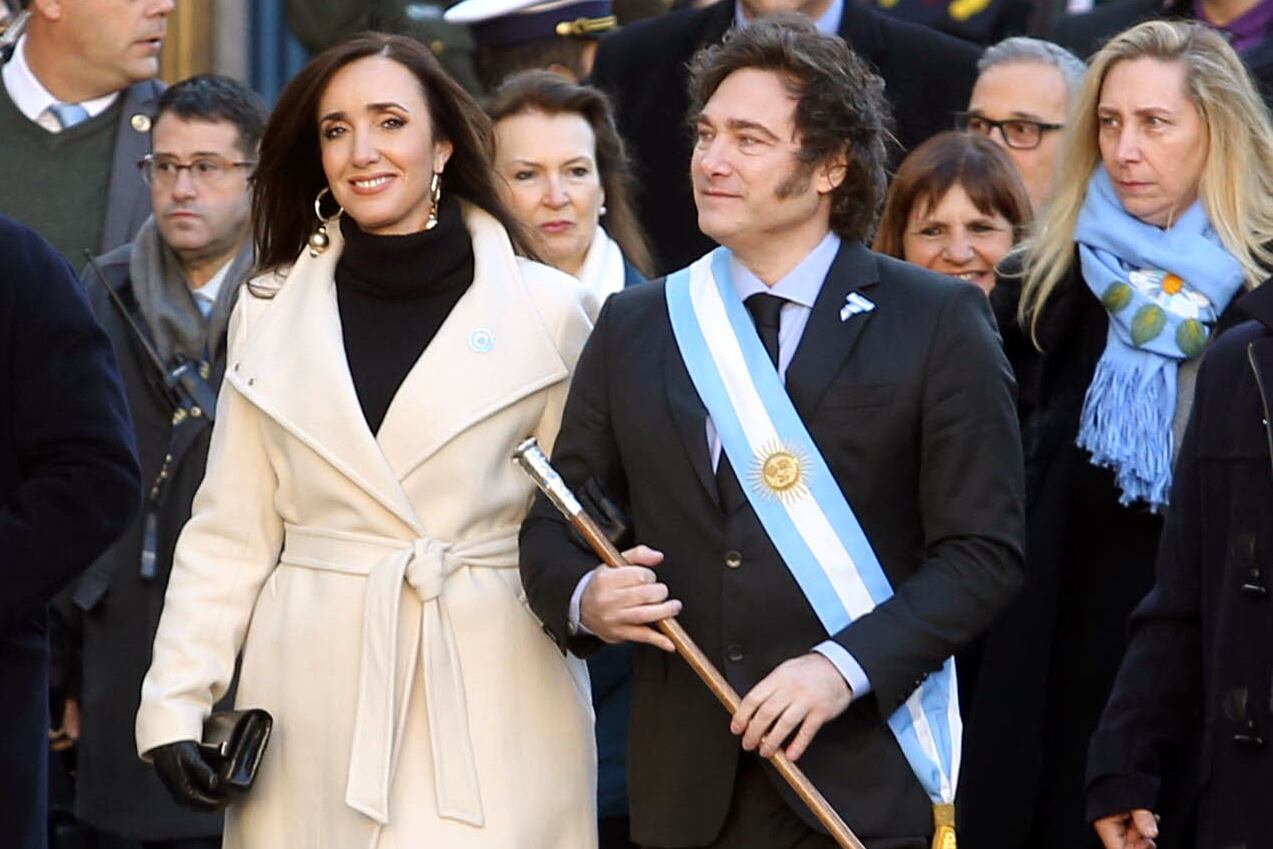 Villarruel y Milei el año pasado, cuando la relación era otra. 