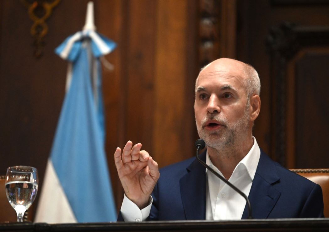 El jefe de Gobierno porteño abre las sesiones de la Legislatura de la Ciudad. Imagen: GCBA