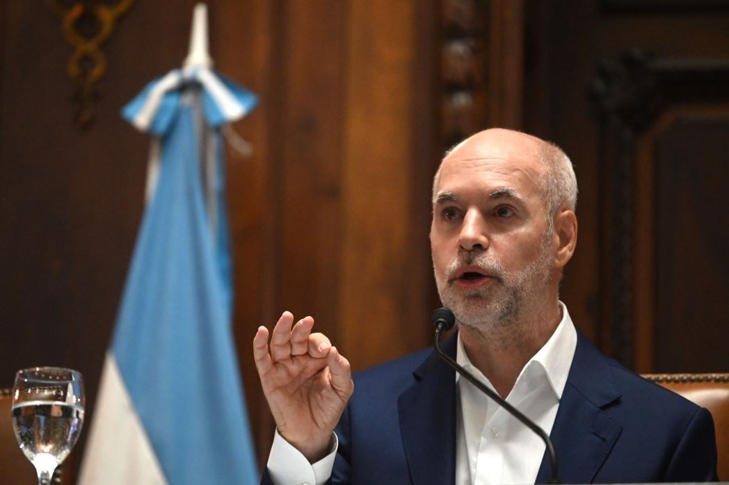 El jefe de Gobierno porteño abre las sesiones de la Legislatura de la Ciudad. Imagen: GCBA