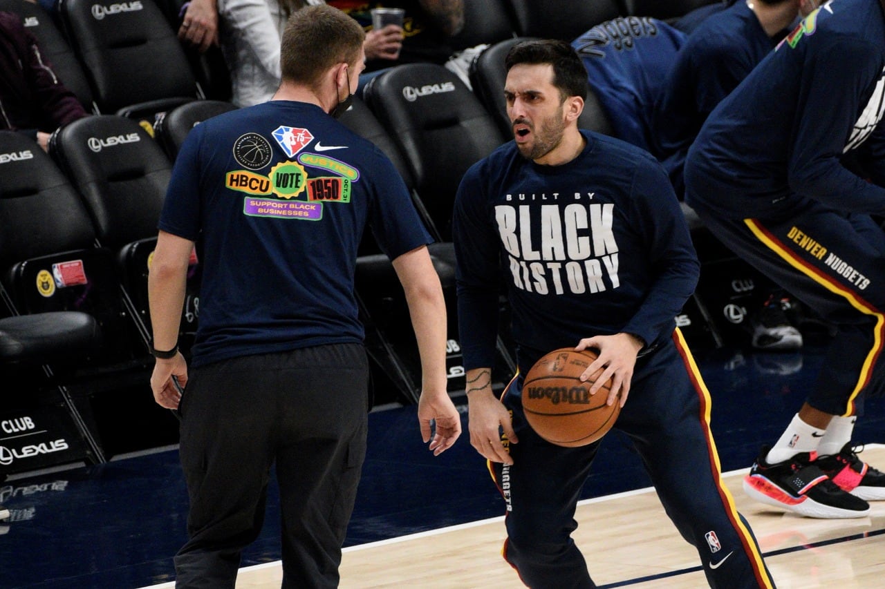 Campazzo volvió a tener una participación simbólica en la rotación de Denver ante los Knicks