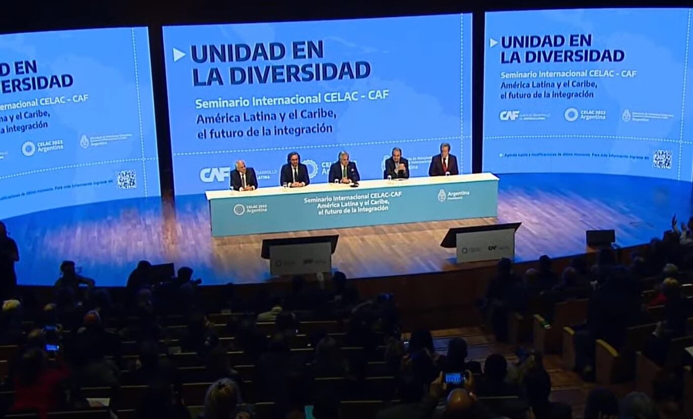 Evento de cierre del seminario “Unidad en la diversidad, América Latina y el Caribe, el futuro de la integración” / Captura de video  