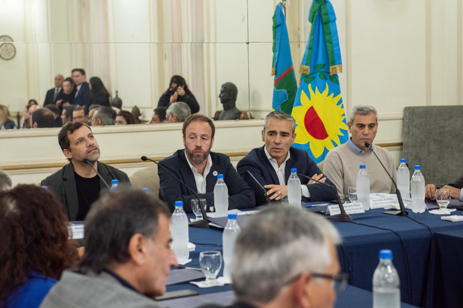 Pablo López visitó la Legislatura este miércoles.
