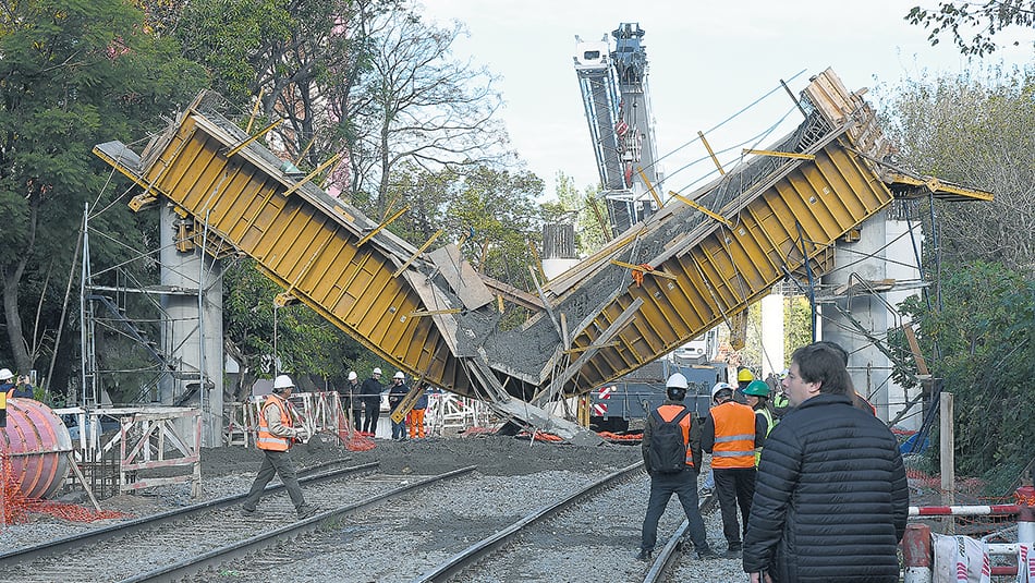 El obrador de Palermo derrumbado. Los vecinos denunciaron las obras.