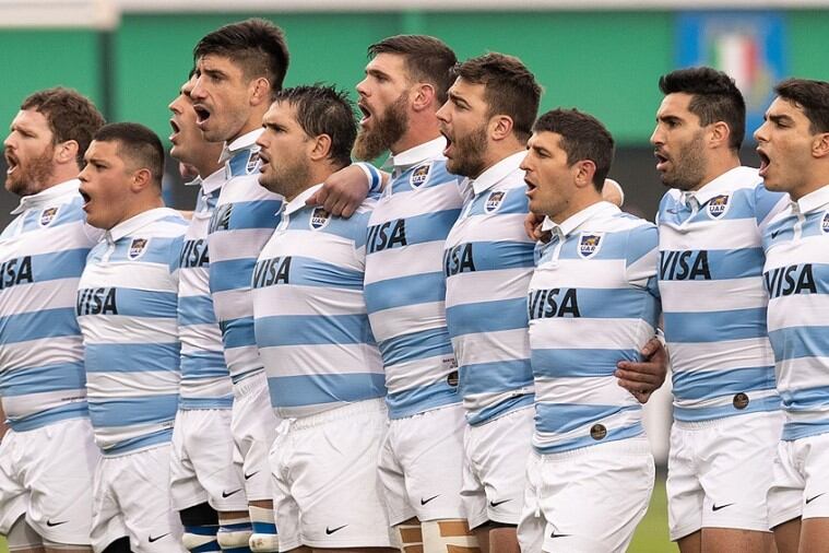Los Pumas jugarán este sábado contra Australia en busca de sus primeros puntos del certamen. (Télam)