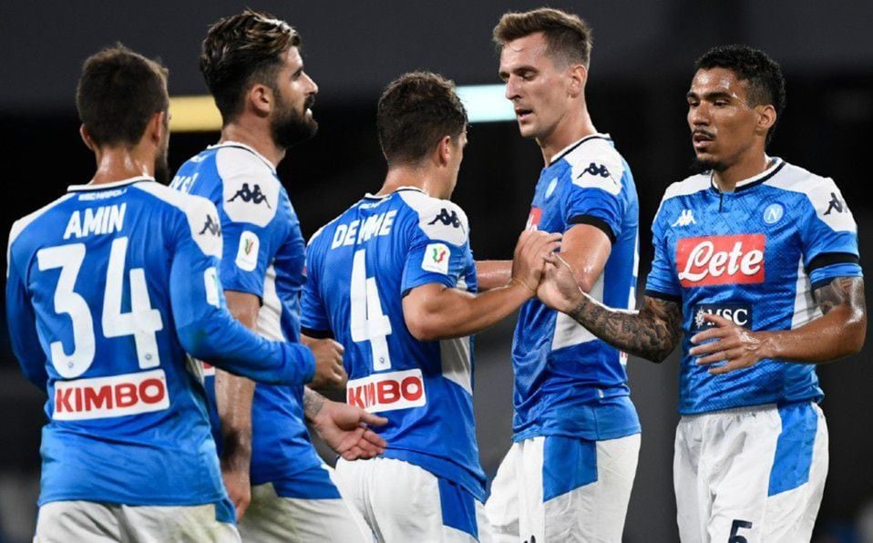 Zielinski, uno de los jugadores positivos de coronavirus.