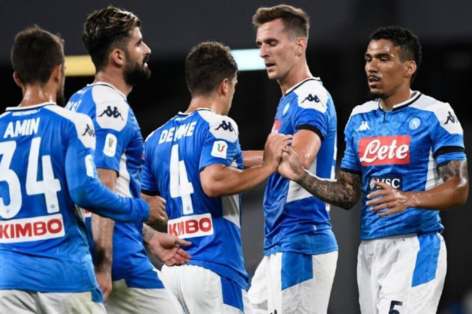 Zielinski, uno de los jugadores positivos de coronavirus.