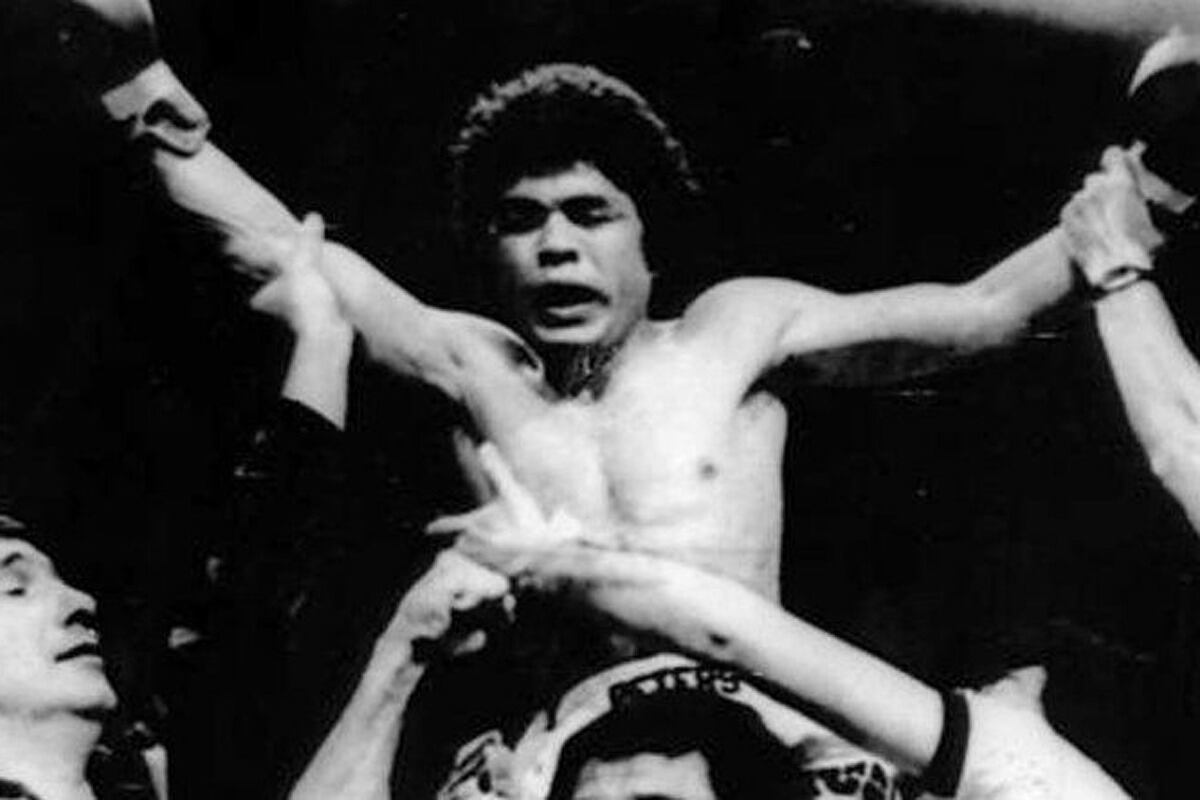 Sergio Víctor Palma, primer campeón argentino en Estados Unidos en 1980.