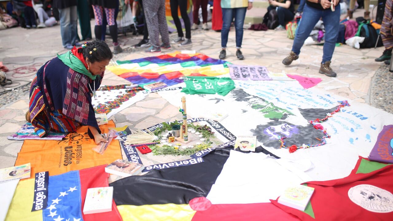 Lolita en el Encuentro Plurinacional de La Plata, en 2019