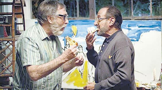 Brandoni pintor y Francella galerista: como perro y gato.