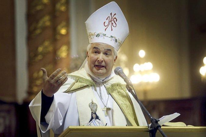 El arzobispo de Tucumán, Carlos Sánchez.